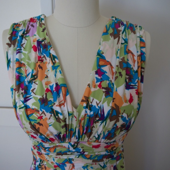 Sleeveless full length casual dress - Picture 2 of 6